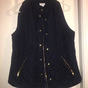 Navy Crown & Ivy vest